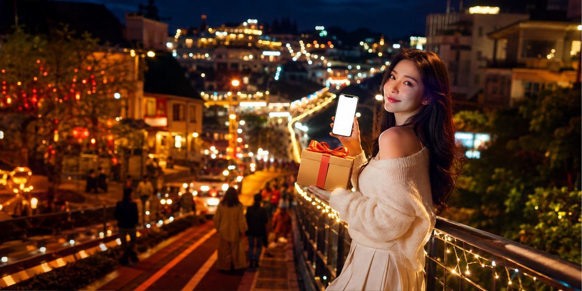 Người chơi tận hưởng tiện ích trên điện thoại tại Đà Lạt